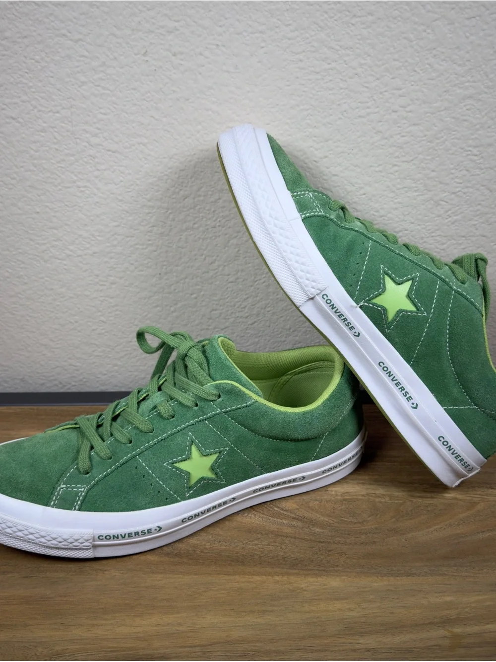 Converse One Star Low Suede Unisex Mint Green Size Men 8 Women 10 Shoes Sneakers - Picture 10 of 10